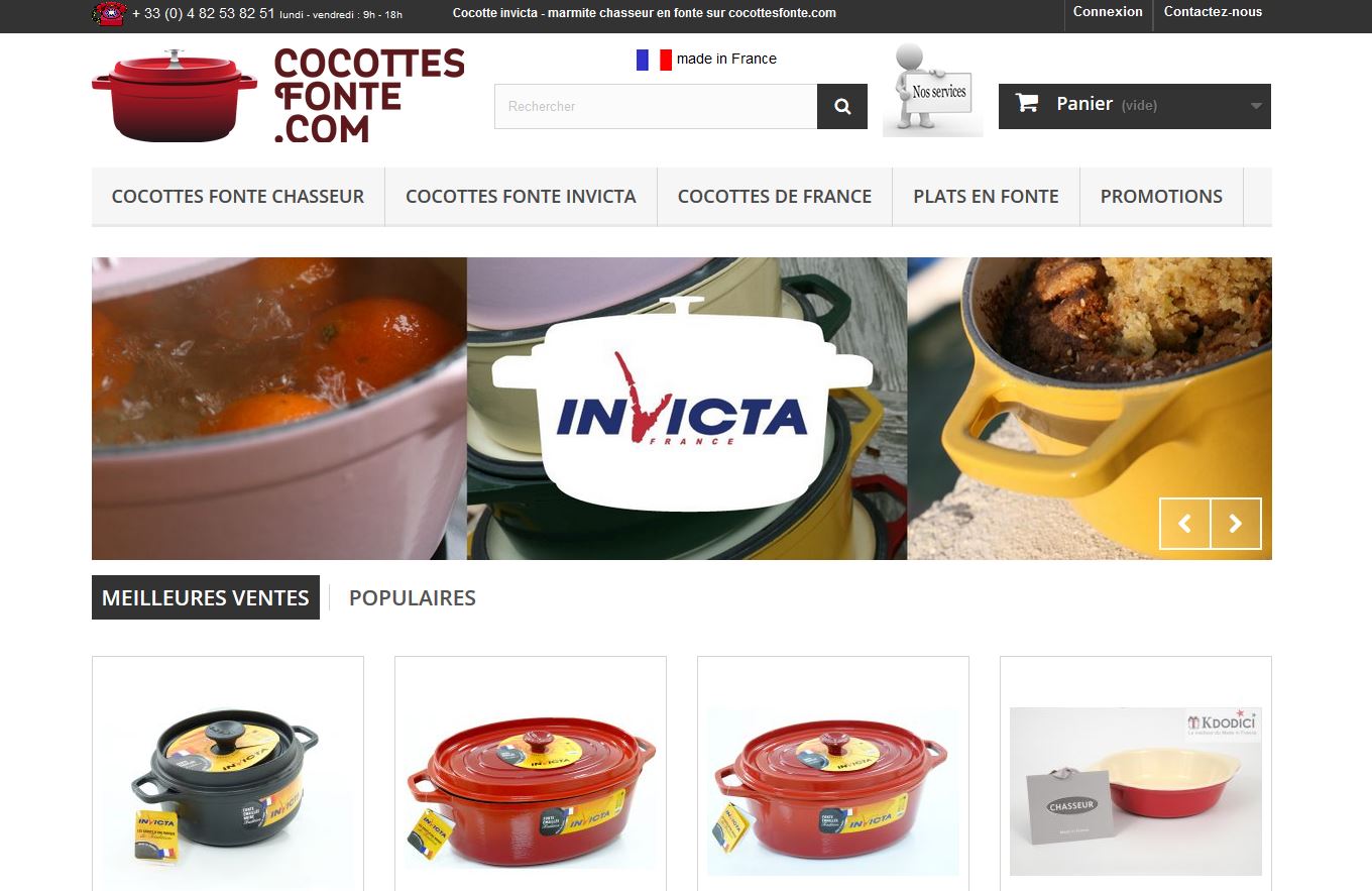 Cocottes fonte
