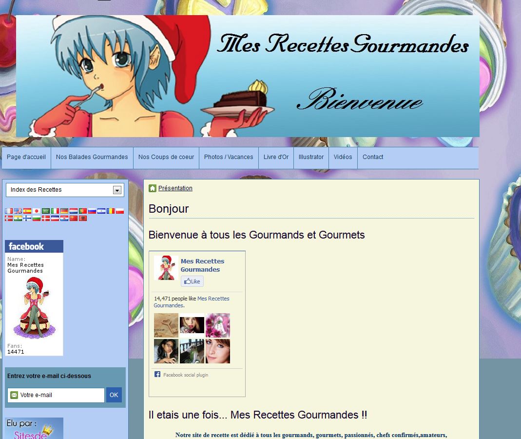 Aux pays de mes recettes gourmandes