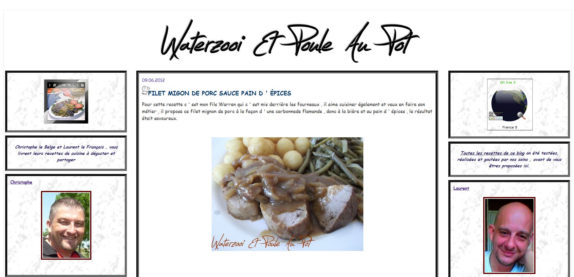 Détails : Waterzooi et poule au pot