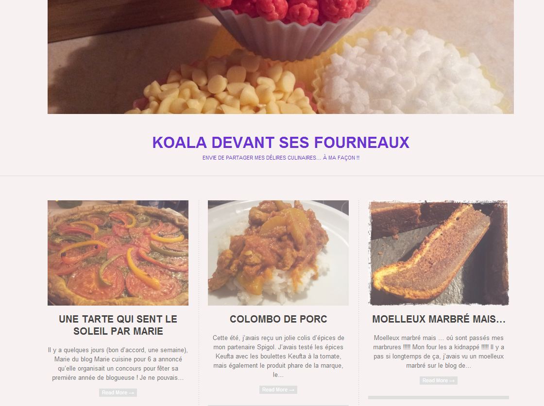 Koala devant ses fourneaux