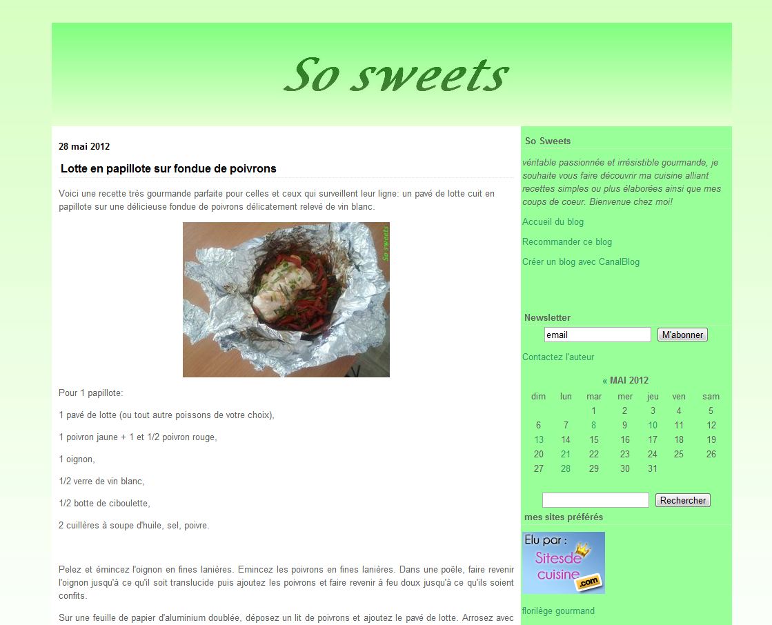 So sweets