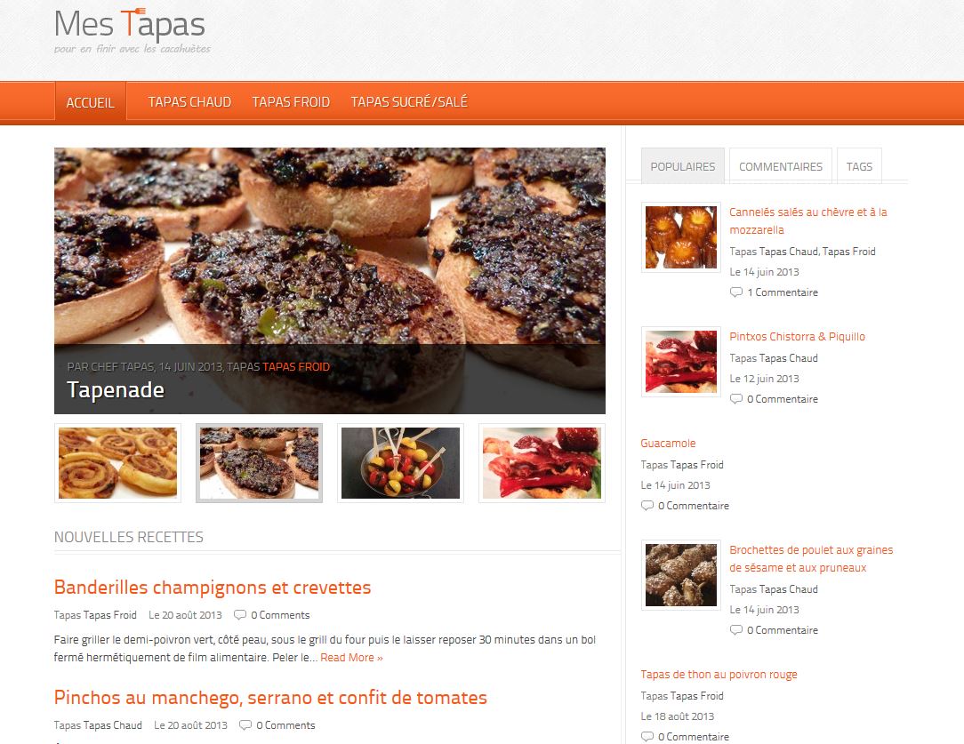 Mes Tapas - Recettes de Tapas et Pintxos pour vos apéros