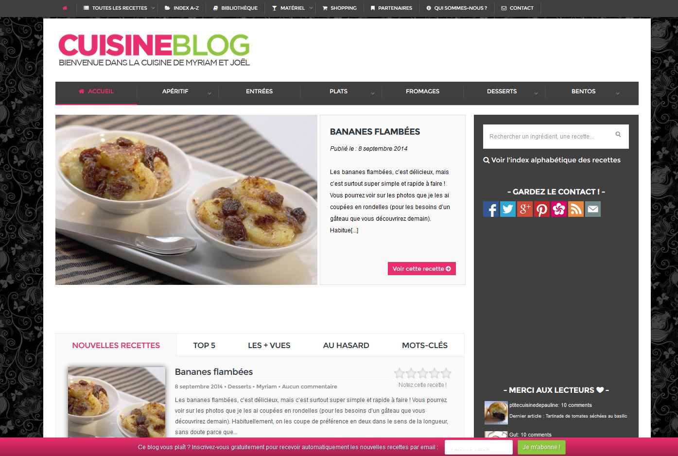 Détails : Cuisine Blog