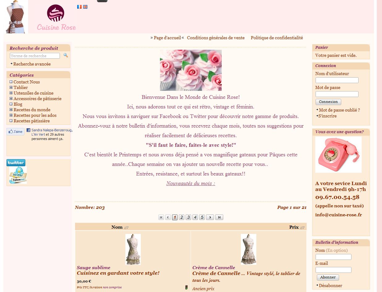 Cuisine Rose