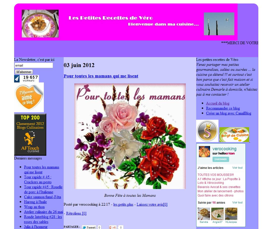 Détails : Les petites recettes de Véro