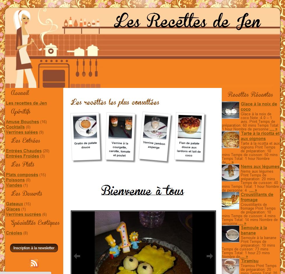 Détails : Les recettes de Jen