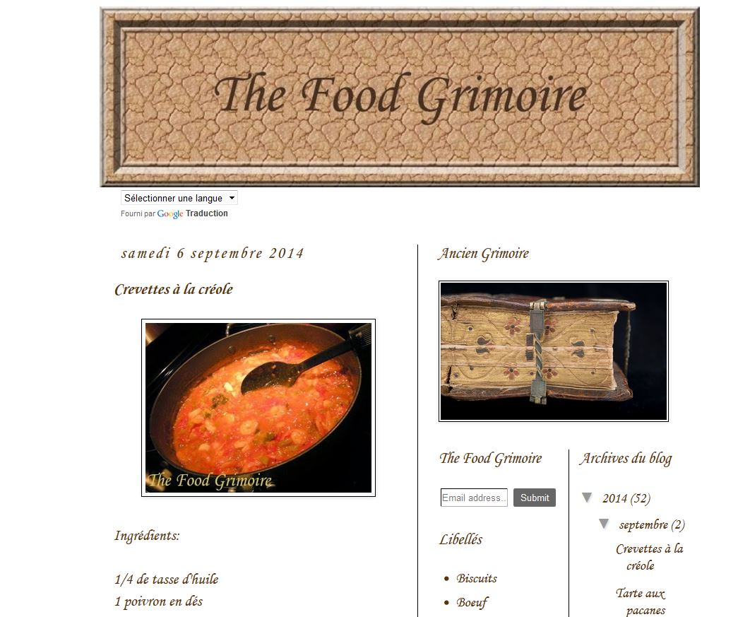 Détails : The Food Grimoire