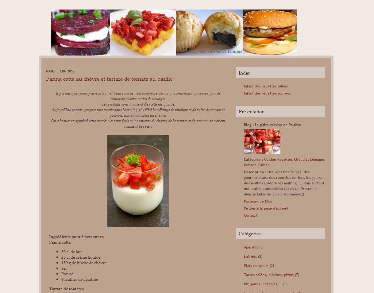La p'tite cuisine de Pauline