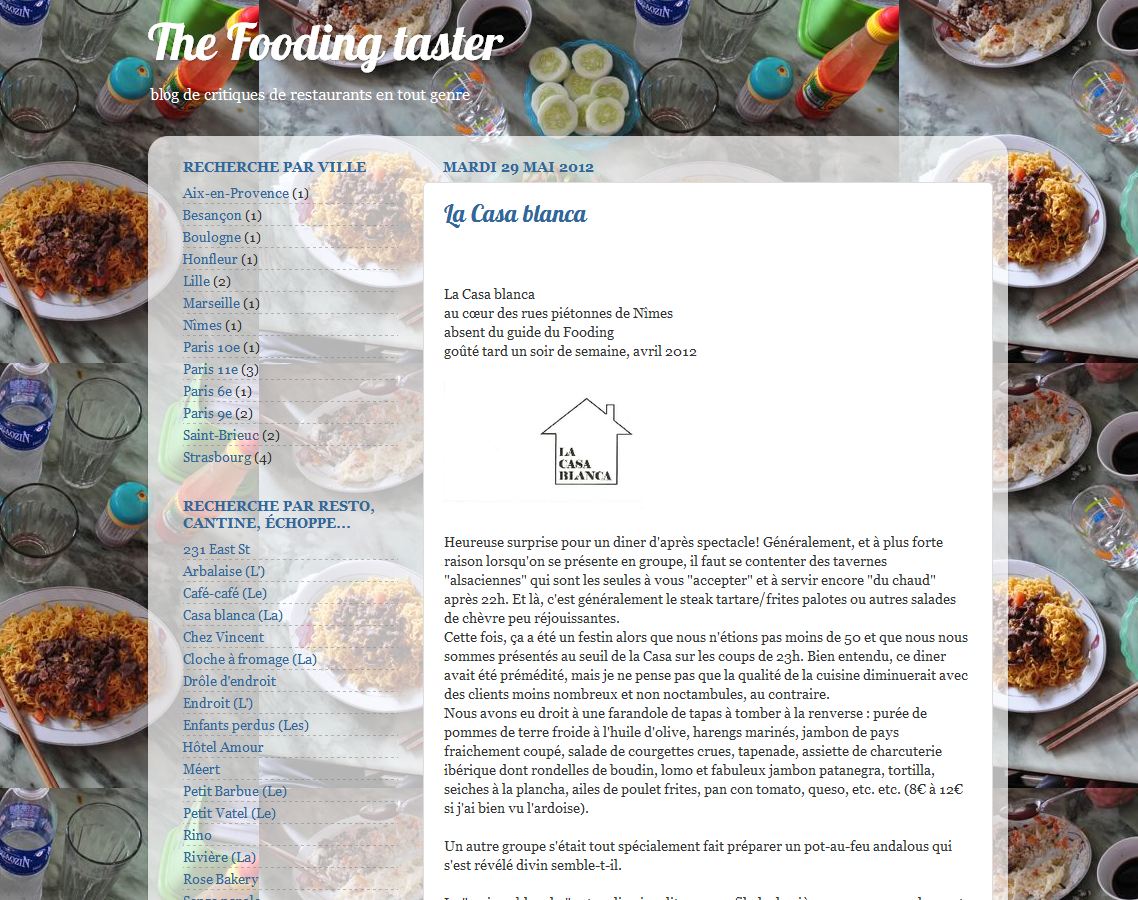 The Fooding taster